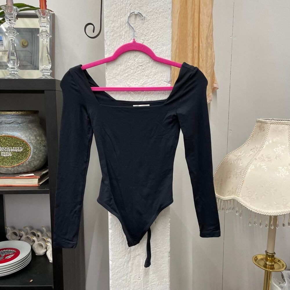 Babaton Women's Black and Navy Bodysuit